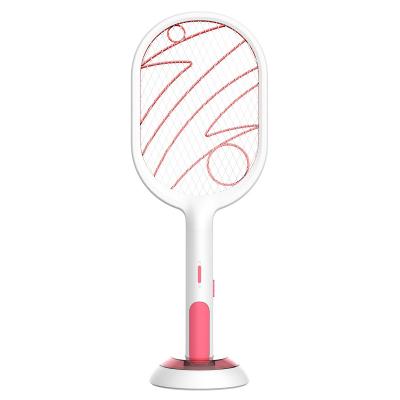 China Factory Supply Viable USB Rechargeable Electronic Fly Pest Mosquito Killer Swatter Insect Zapper for sale