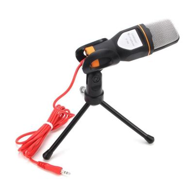 China Wholesale Capacitive Condenser Microphone Wired Microphone Kit with Tripod Stand for Karaoke Computer Laptop Singing Speech for sale