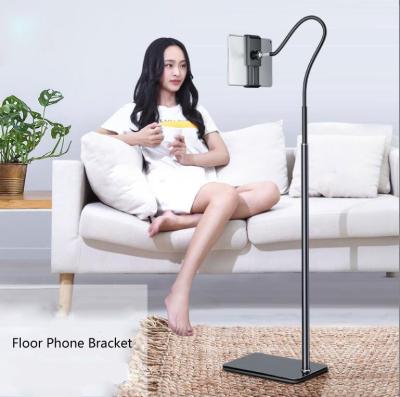 China New Adjustable Adjustable Cell Phone Stand Floor Lazy Stand For iPad Smartphone Tablet for sale