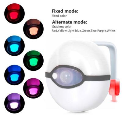 China Wholesale New Style Modern Motion Activated Sensor 8 Color LED Toliet Night Light Bowl for sale