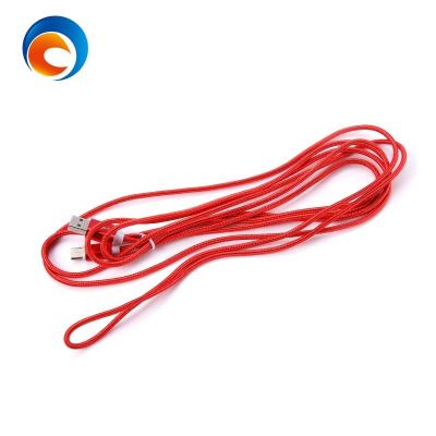 China Nylon Braided 6.5 Feet 2 Meter Stable And Durable Data Cable Android Diameter 3.0 Mm For Android for sale