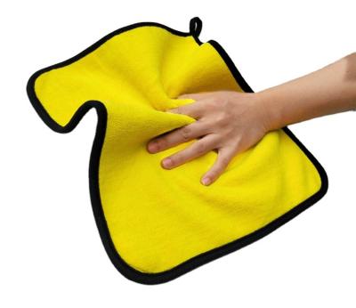 China Sustainable super soft microfiber car care cleaning cloth 60x90cm; 60x30cm for sale