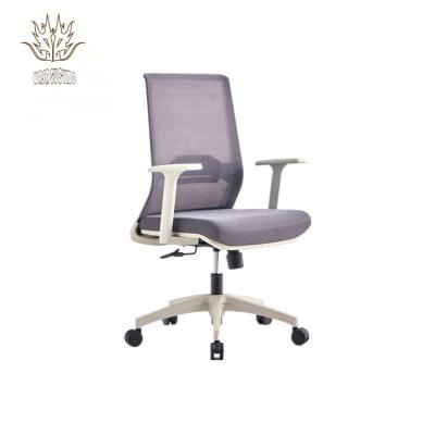 China (Height)Adjustable Flip-Up White Arms Mesh Chair High Back Swivel Comfort Ergonomic Mesh Executive Office Chair for sale