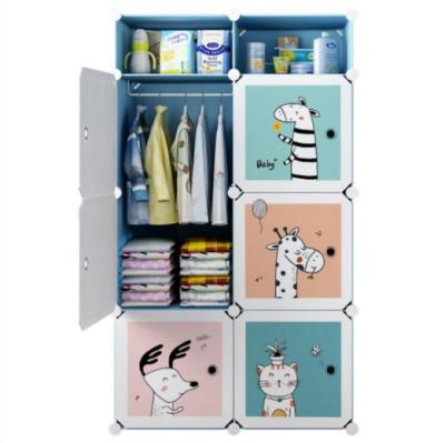 China Mulit-Layer Children Cartoon Plastic Clothes Storage Simple Modern Plastic Colorful Simple Clothes Drawers Plastic Drawers For Kids for sale