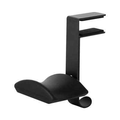 China Universal Office Desk Mount Stand Headset Clip Hanger Gaming Earphone Stand Headphone Holder Stand Display Stand Space Saving Table Clamp for sale