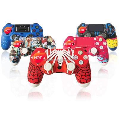 China Custom VIB MOTOR Wireless BT4.0 Joystick For PS4 Controller For PS4 BT Accessories Gamepad With Vibrate LED for sale