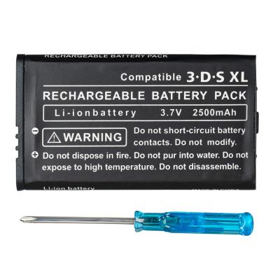 China Rechargeable Battery for 3DSLL 3DSXL 2500mAh 3.7V Rechargeable Lithium Ion Battery Pack Kit Tool for 3DSLL/3DSXL for sale