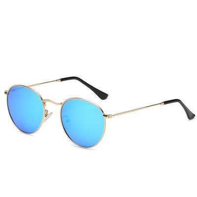 China 10 Years Experience 2021 Vintage Classic Round Women Sunglasses Shape Frame 3447 Retro Ray Band Original Multiple Colors Glasses Girls Sun Glasses for sale