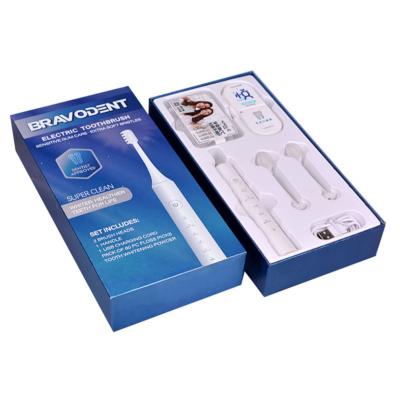 China Recyclable Electric Toothbrush Packaging Set Custom Color Box Blister Packaging for sale