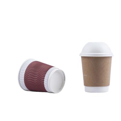 China Wholesale Eco Friendly 90mm High Quality Compostable Coffee Cups Biodegradable Dome Lids Disposable for sale