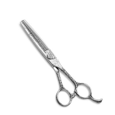 China Thinning Scissors Damask Model Engraving Thinning Hair Thinning Shear Scissors 6 Inch 30 Teeth C24-6030T for sale