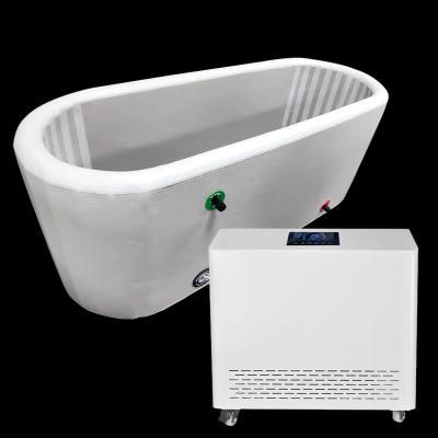 China Hotels New Design Cold Plunge Tub With Ice Colder Plunge Bath For Sports Recovery Equipment for sale