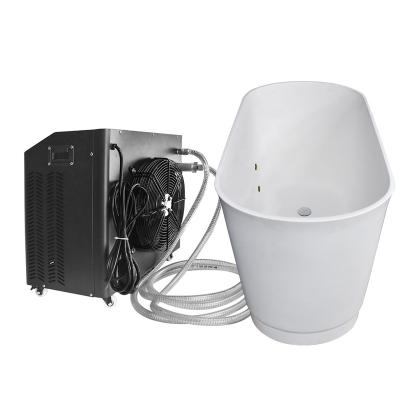 China Hotels High Cooling Capacity Buit-in Circulation Pump Ice Bath machine Self-priming Cold Water Immersion Cooling Therapy for sale