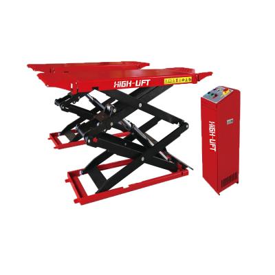 China 2021 factory price 3.5t popular ultra thin scissor car lift with no. CE Certificate Model Weight: YL635FW 3500kg for sale