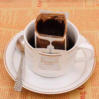 China High Quality Disposable Drip Cup Bag Coffee Ear Drip Coffee Hanging Filter Bag for sale