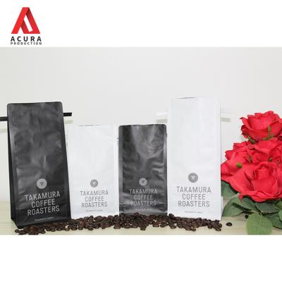 China Eco Friendly Custom Printed Coffee Aluminum Foil Flat Bottom Food Side Gusset Mylar Bags Coffee Bags With Tin Tie for sale