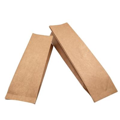 China Coffee Stand Bags Custom Disposable Kraft Disposable Sealable Pouch Food Packaging Bag for sale