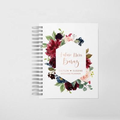 China Custom Hardcover OEM A4 Hardcover Book Wedding Planner Book for sale