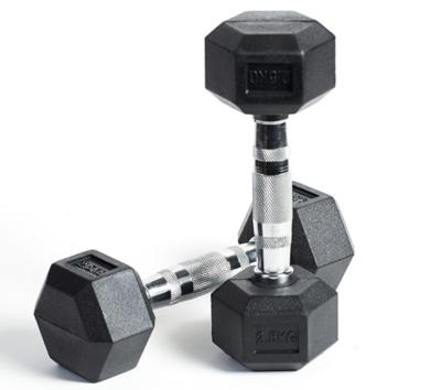 China dumbbells hexagonal, 5kg dumbbells hexagonal, hexagonal rubber dumbbells,10kg dumbbells hexagonal, for sale