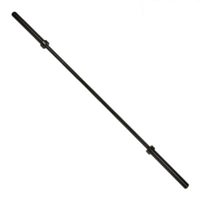 China barbell negro del cinc para los hombres powerlifting y el entrenamiento del levantamiento de pesas, cinc estándar del negro de la barra del barbell en venta