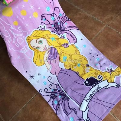 China Princess compressed pure mickey flamingo cotton digital printing beach towel for kids 60*120cm for sale