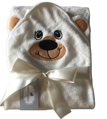 China Best Quality Animal Face Bath Towel Baby Kids Safe 100% Hooded Organic Bamboo Towel for sale