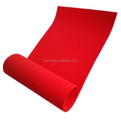 China Low Price Factory Washable Custom Produce Red Wedding Show Carpet for sale