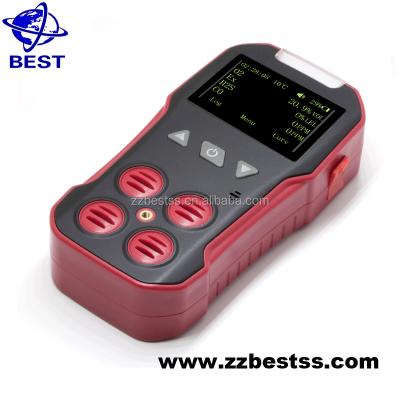 China 2018 Hot Selling Self Checking Portable Multi Monitor Power Battery Handheld Multi Gas Detector for sale