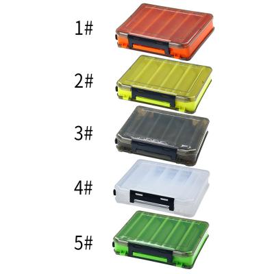 China Wholesale Bait Box Lure Box Plastic Transparent Plastic Factory Large Capacity Insert Lure Box Convenient Carrying Single Layer Box for sale