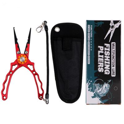 China Fishing Sports Fishing Pliers Saltwater, Surfcasting, Fishing Multitool Hook Remover Braided Fishing Line Cuttingand Split Ring for sale