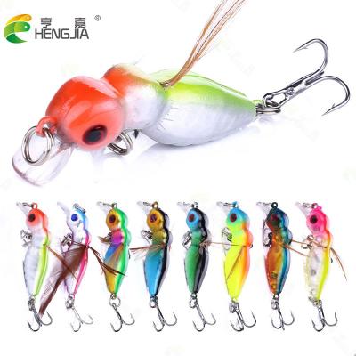 China ABS Plastic Hengjia 3.4g 4.5cm Bee Fishing Lures Casting Insect Crank Bait Bass Isca for sale