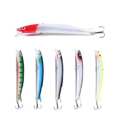 China Vivid Fish Swimming Action Amazon Hot Sale Top Fishing Lure Long Cast Minnow Lure Bait 12cm-10.5g Floating Sea Bass Cocked Best Saltwater Lure for sale