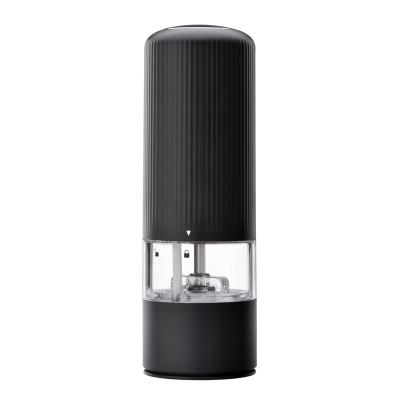 China Wholesale Black Kitchen Kitchen Spice Salt Grinder Machines Battery Electric Spice Salt Pepper Grinder Salt Grinder for sale