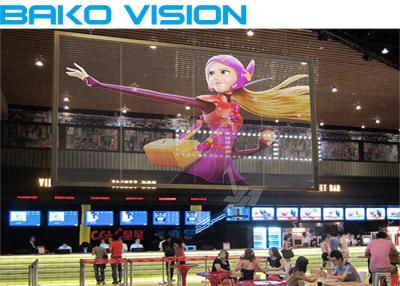 China Transparent LED Display Digital LED Screen Full Color Panel Glass Signage for sale