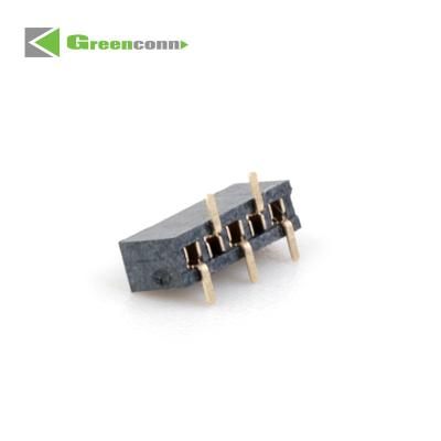 China Industrial PCB Socket Female Header 1.00mm Pitch Double Rows SMT Type   manufacturer different types of electrical connectors for sale