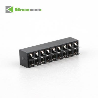 China Industrial PCB Socket Female Header 2.00 mm Pitch Double Rows dip Type   manufacturer different types of electrical PCB connectors for sale