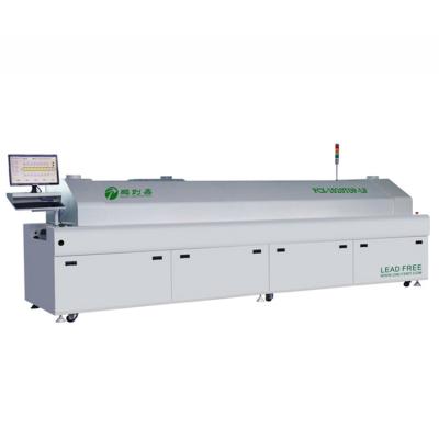 China Machinery Repair Shops Lead Free Smt Smt Reflow Soldering Oven 10 Zones Reflow Soldering Machine for sale