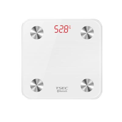 China High precision fitness bluetooth 4.0 healthy body fat stored analytical scale for sale