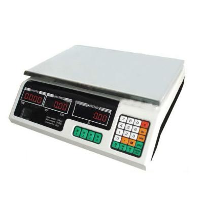 China Yongkang Automatic Electronic Vegetable Scale- 30KG 5G Table Top Diet Chicken Scale for sale