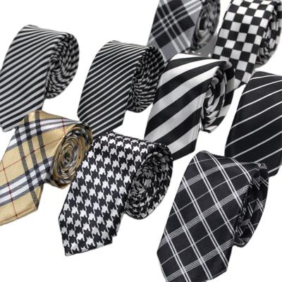 China 2021 Fashionable Best Selling Striped Plaid Men's Polyester Tie for sale