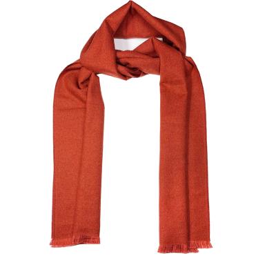 China Casual hot-sale factory produces customizable red woolen scarves wholesale for sale