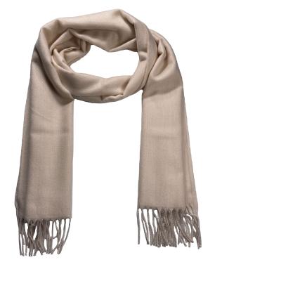 China 2121 Fashion Factory Wholesale Woolen Customizable Beige Scarves for Men and Women for sale