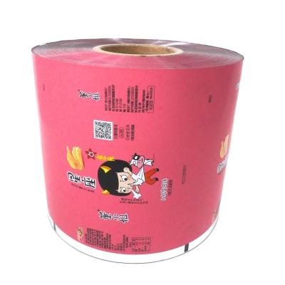 China Safety Film Manufacturer Laminated PET/VMPET/PE Plastic Food/Snacks/Nuts Packaging Plastic Film Roll for sale