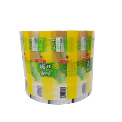 China Safety nuts wrap printing food wrap film PET/BOPP UV film laminating plastic film roll nut packaging for sale