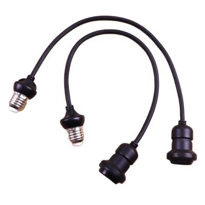 China 25CM 50CM 100CM LAMP SOCKET DROP es home FOR BLACK FESTON E27 for sale