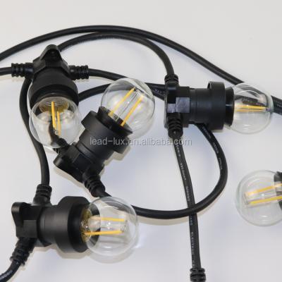 China Indoor ES Fitting E26 E27 Socket Led Garland Light Waterproof Outdoor String Festoon Lights for sale