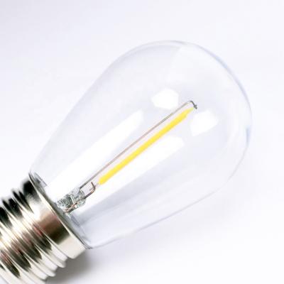 China Garden Durable Plastic LED Filament Light Bulb S14 1W for sale