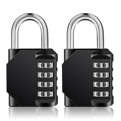 China American Safewell 4 Digital Combination Lock for School Gym Locker Barrier Gate School Gym Locker (Black) for sale