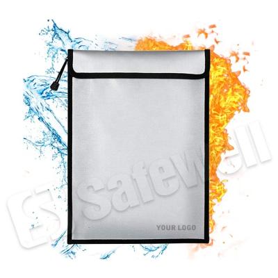 China Money Bag Money SWFB-06 Fire Proof Waterproof Fireproof Bag Fireproof Bag Fireproof Bag for sale