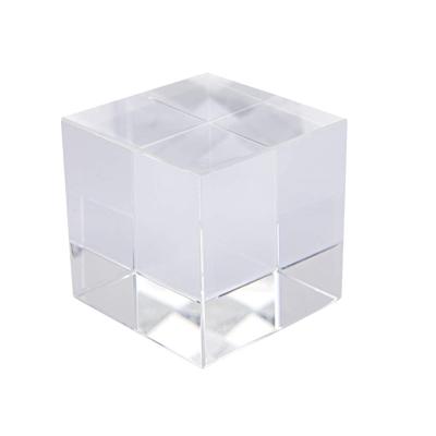 China China Wholesale K9 Glass Clear Crystal Empty Cubes 50mm (1.97inch) for sale